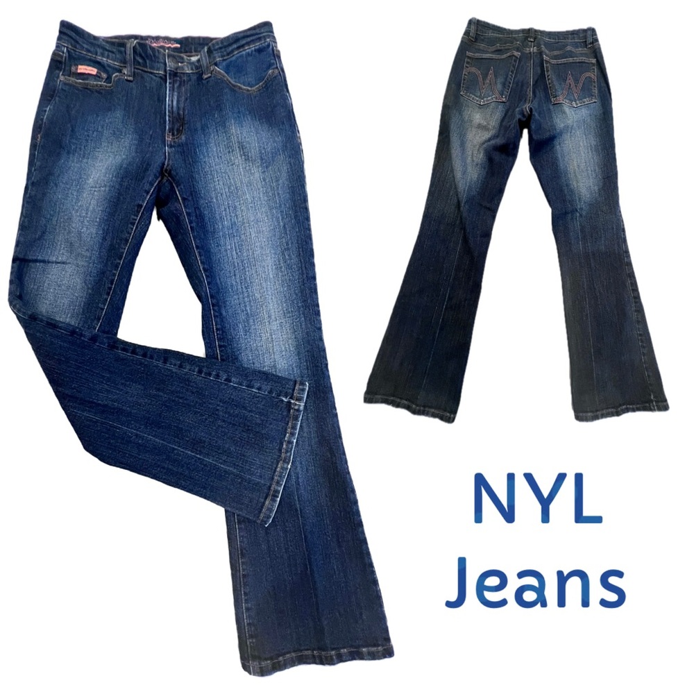 New York Laundry Dark Blue Jeans Sz 6